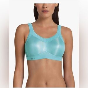 Anita Active Momentum Wire-Free Sports Bra, Aqua